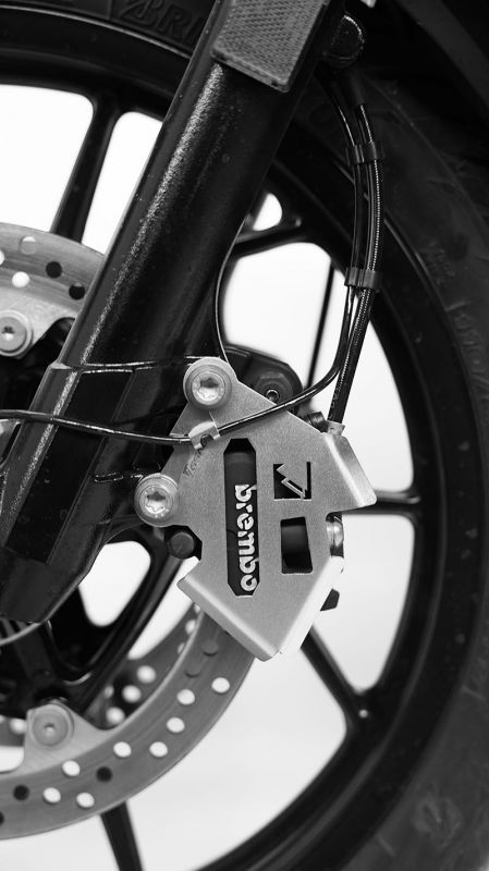 Front brake caliper protection