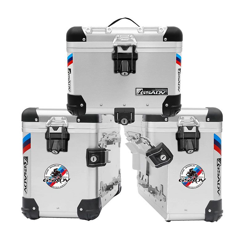 Three cases of zing aluminum-magnesium alloy - Silver