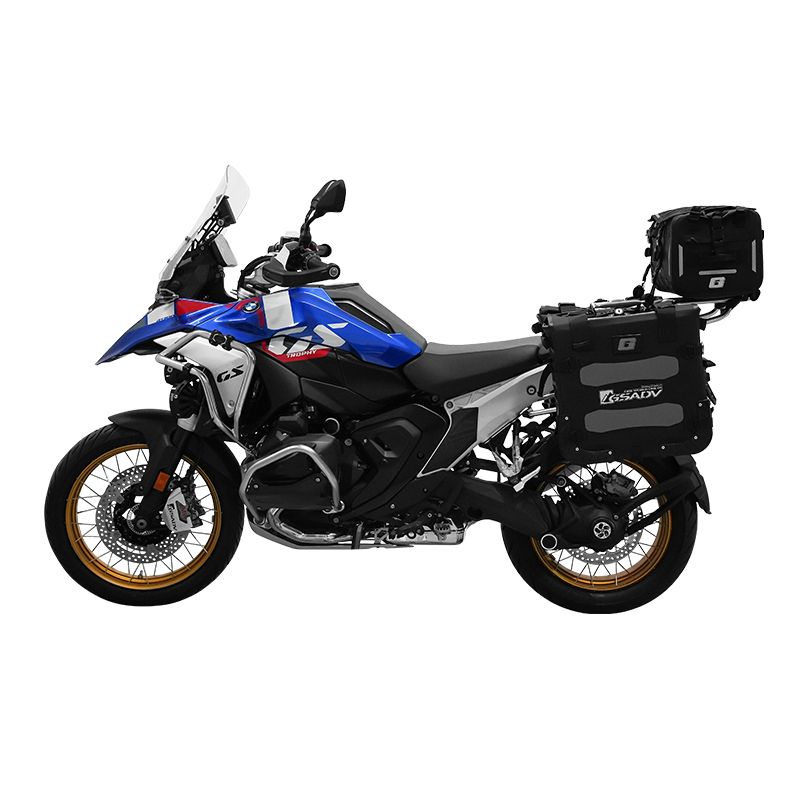 Hardcore tensile soft armor edge bag + tail bag + silver guard bar