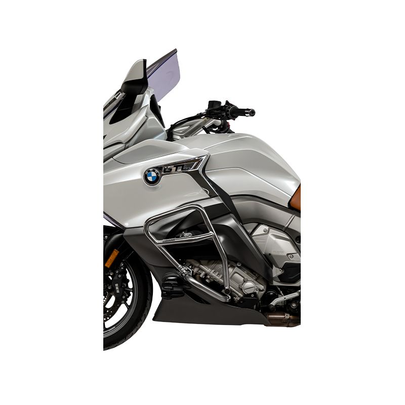 Stainless steel front guard - silver