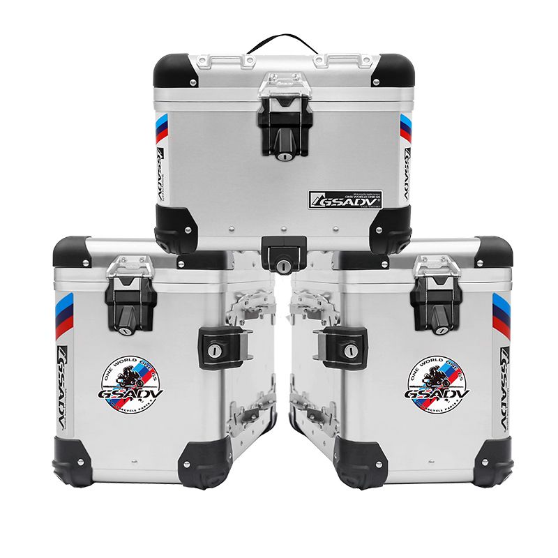 Three cases of zing aluminum-magnesium alloy - Silver