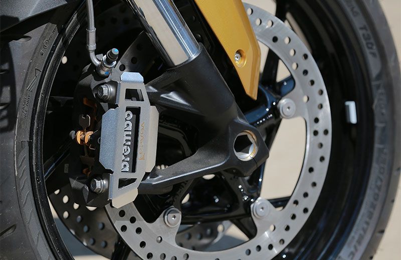 Front brake caliper protection