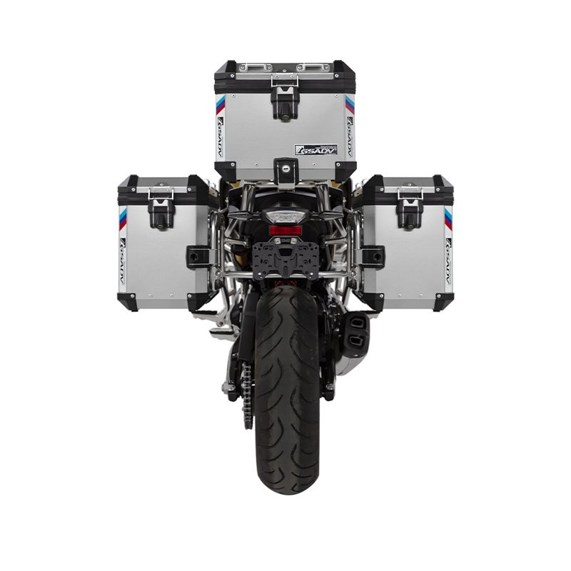 Classic aluminum-magnesium alloy three-box - Silver