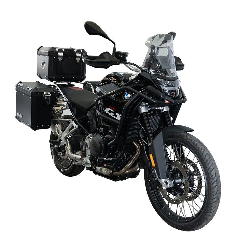 Classic aluminum-magnesium alloy three-box - black