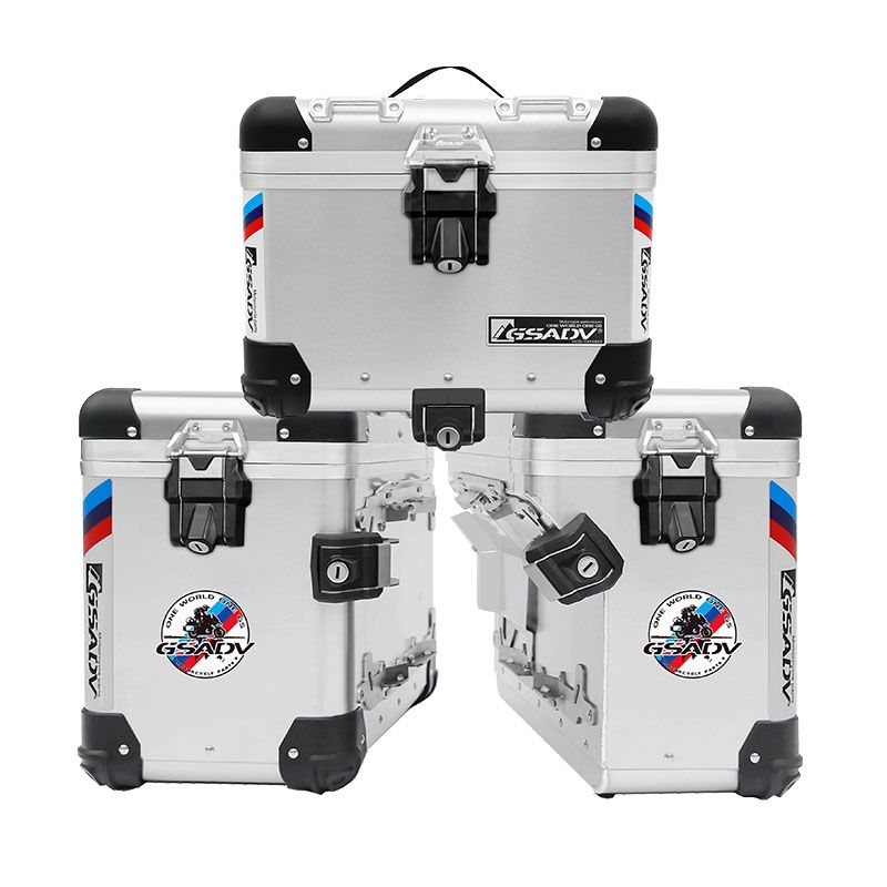 Three cases of zing aluminum-magnesium alloy - Silver