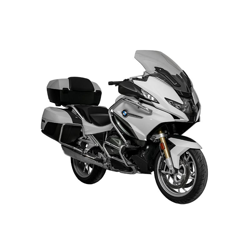 Stainless steel upper and lower guard bars + rear box guard bars - silver