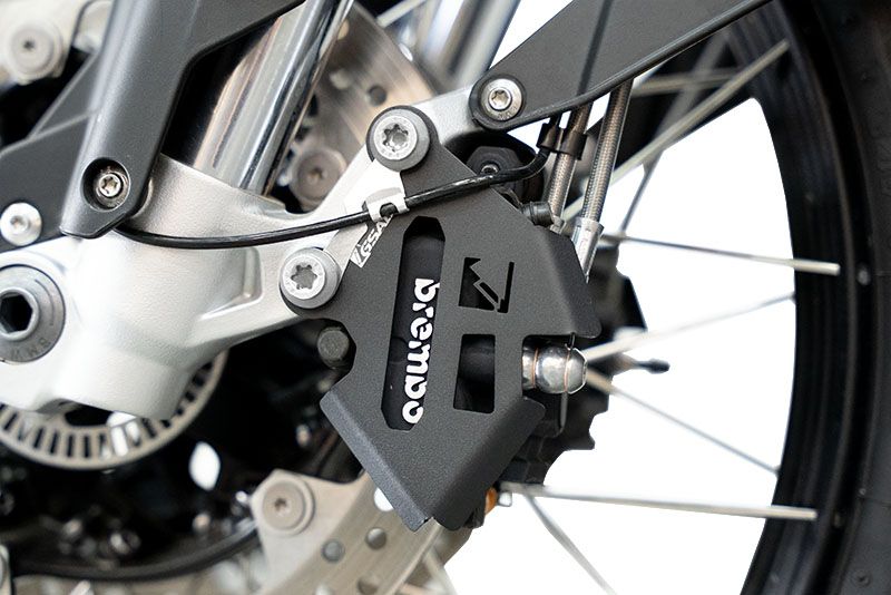 Front brake caliper protection