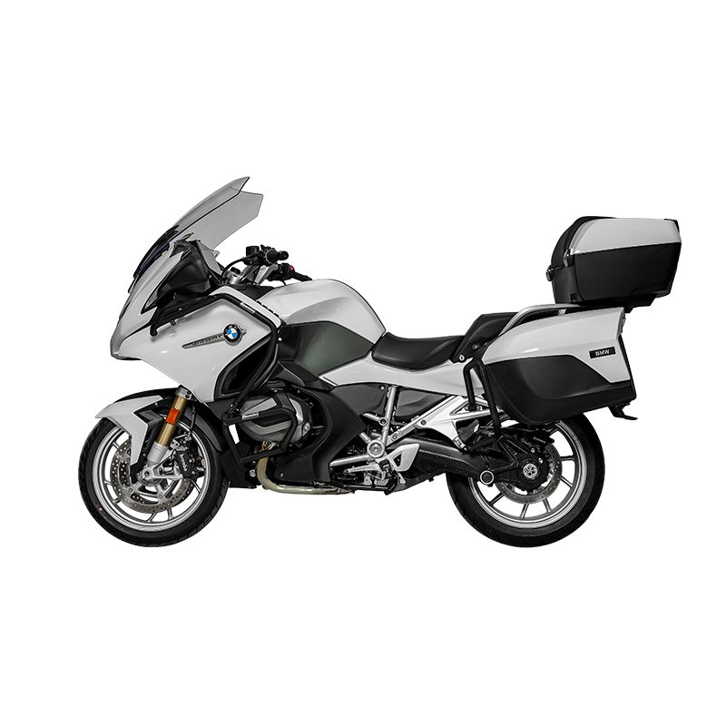 Stainless steel upper and lower guard bars + rear box guard bars - black