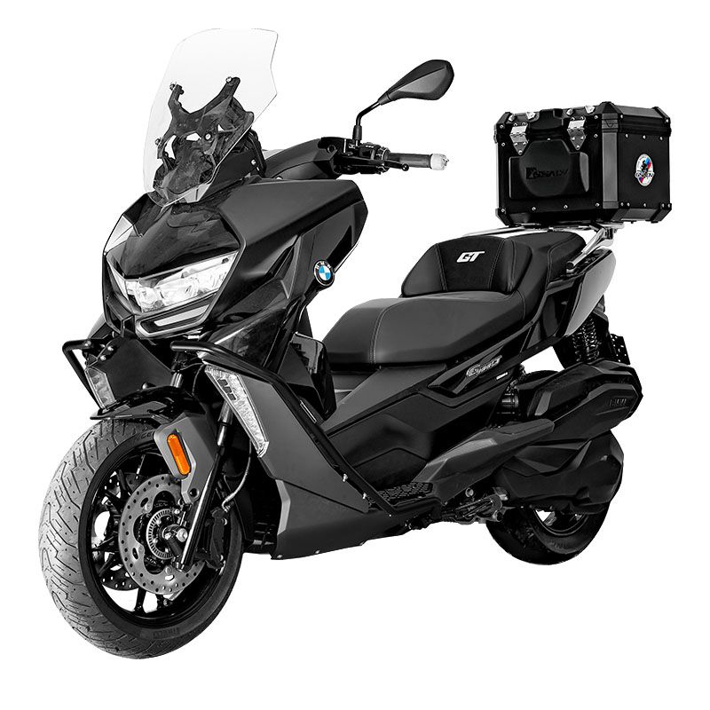 Classic aluminum-magnesium alloy trunk - black