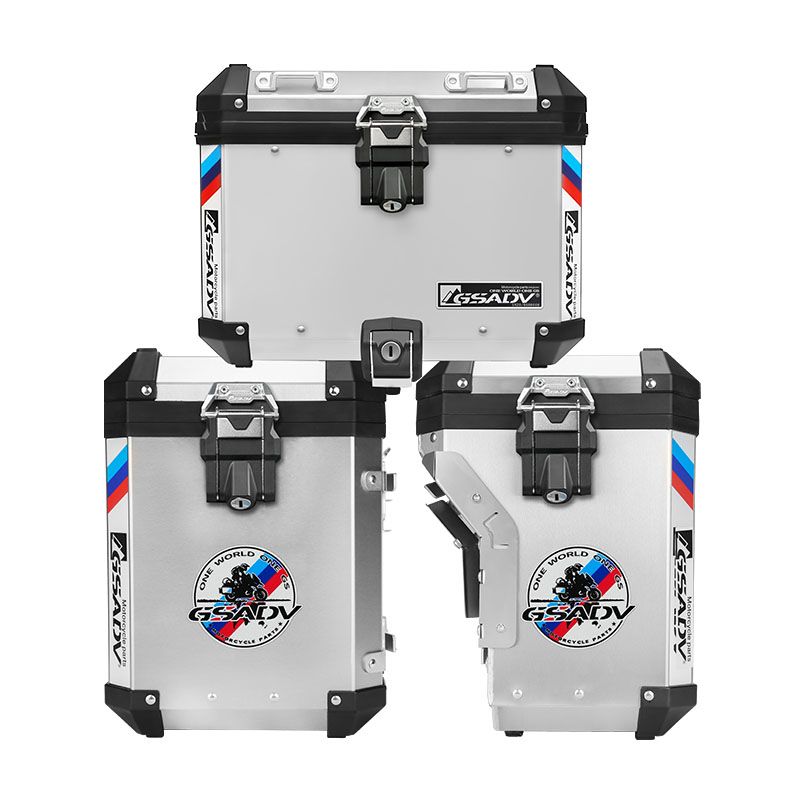 Classic aluminum-magnesium alloy three-box - Silver