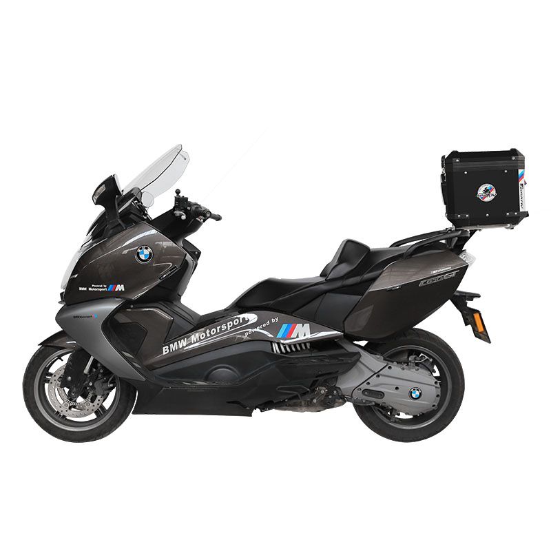 Classic aluminum-magnesium alloy trunk - black