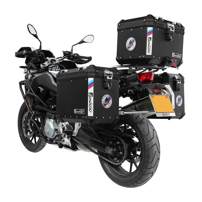 Classic aluminum-magnesium alloy three-box - black