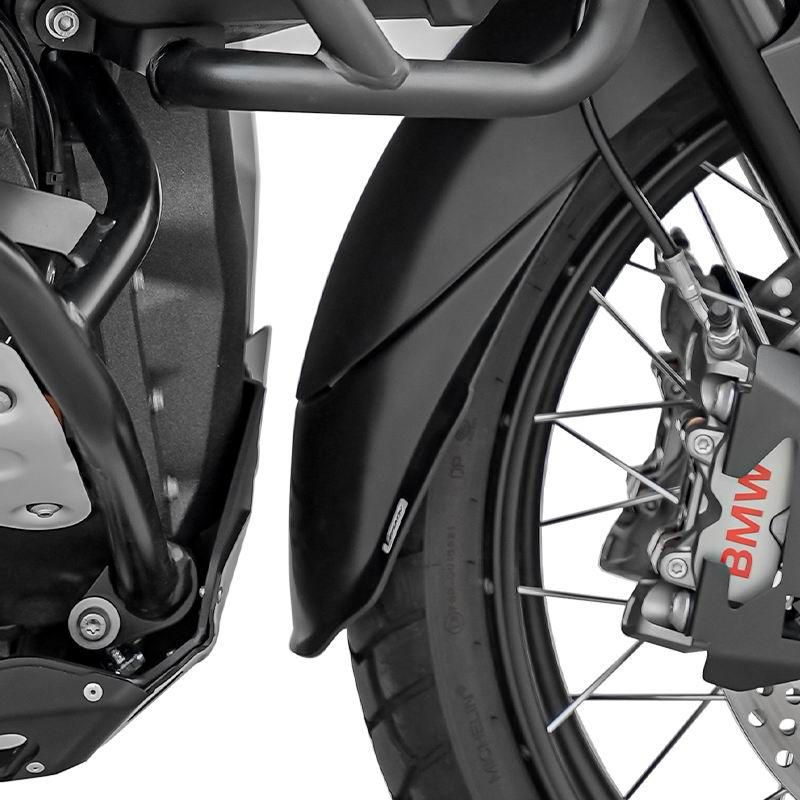 Lengthen the front mudguard