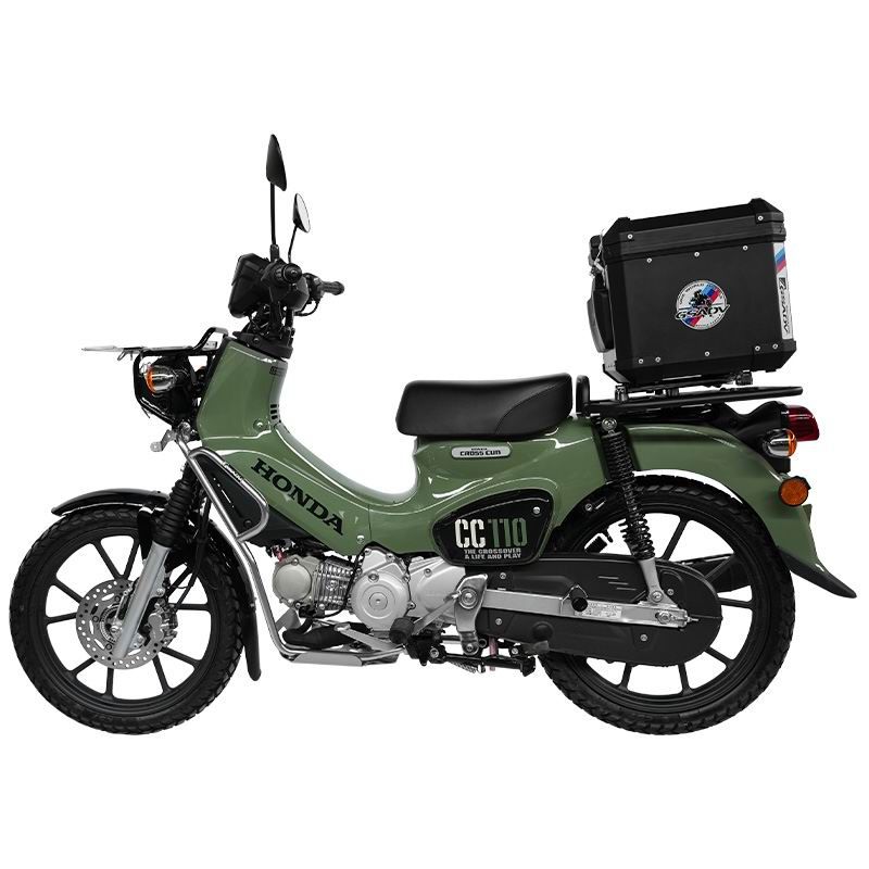 Classic aluminum-magnesium alloy trunk - black