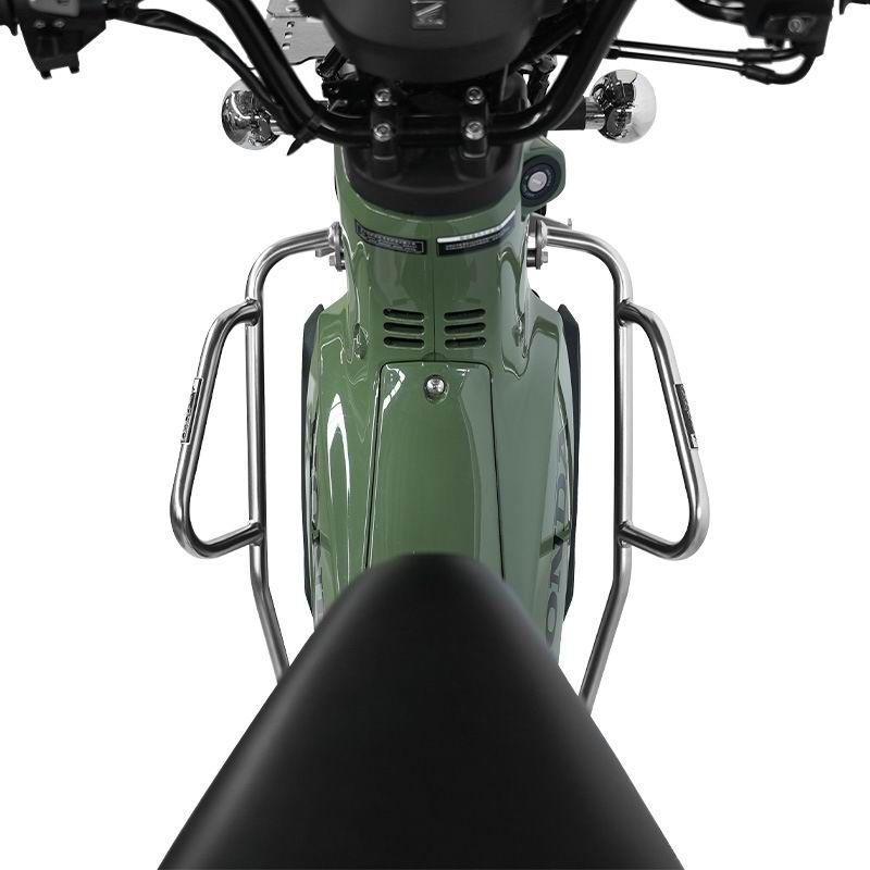 Stainless steel guard bar - silver