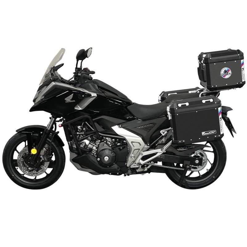 Stainless steel black guard bar - Classic aluminum-magnesium alloy three-box - black