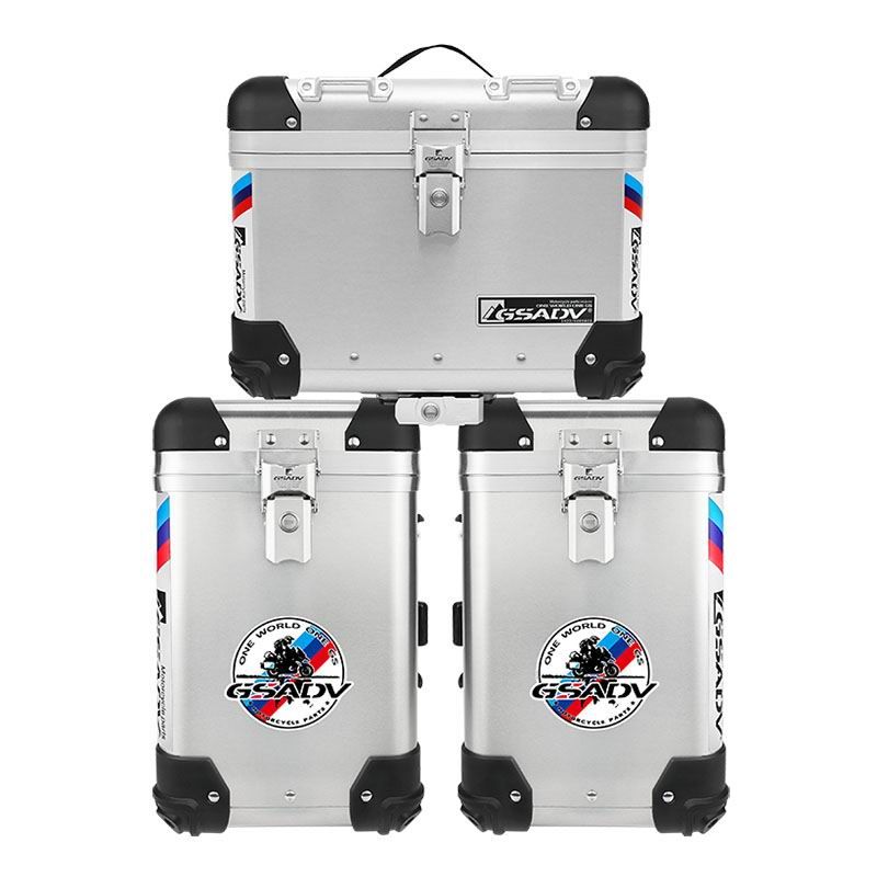 Three cases of zing aluminum-magnesium alloy - Silver