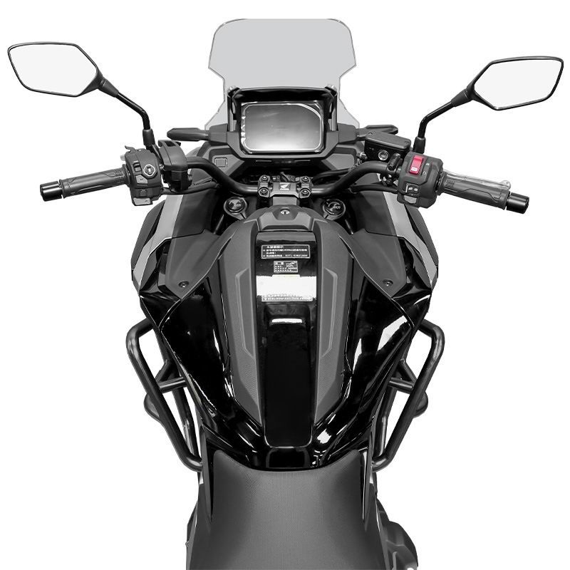 Stainless steel guard bar - black