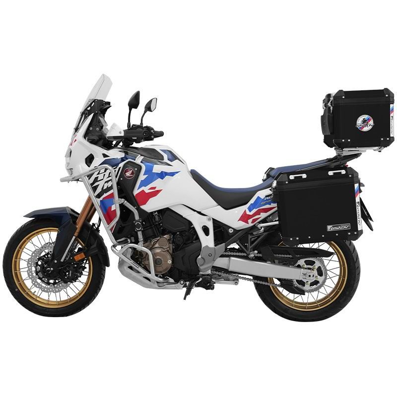 Classic aluminum-magnesium alloy three-box - black