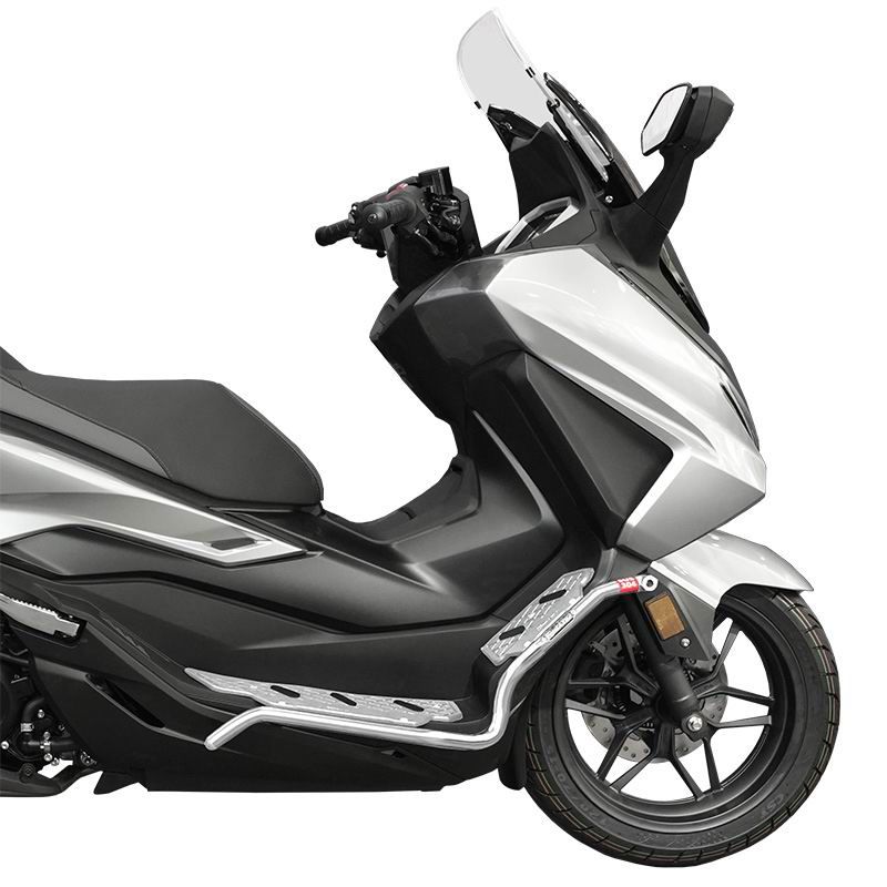 CNC stainless steel foot guard bar - silver