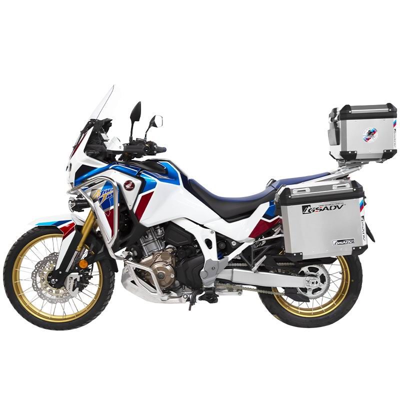 Stainless steel silver upper and lower guard bars - Classic aluminum-magnesium alloy three-box - silver