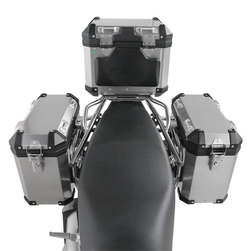 Classic aluminum-magnesium alloy three-box - Silver