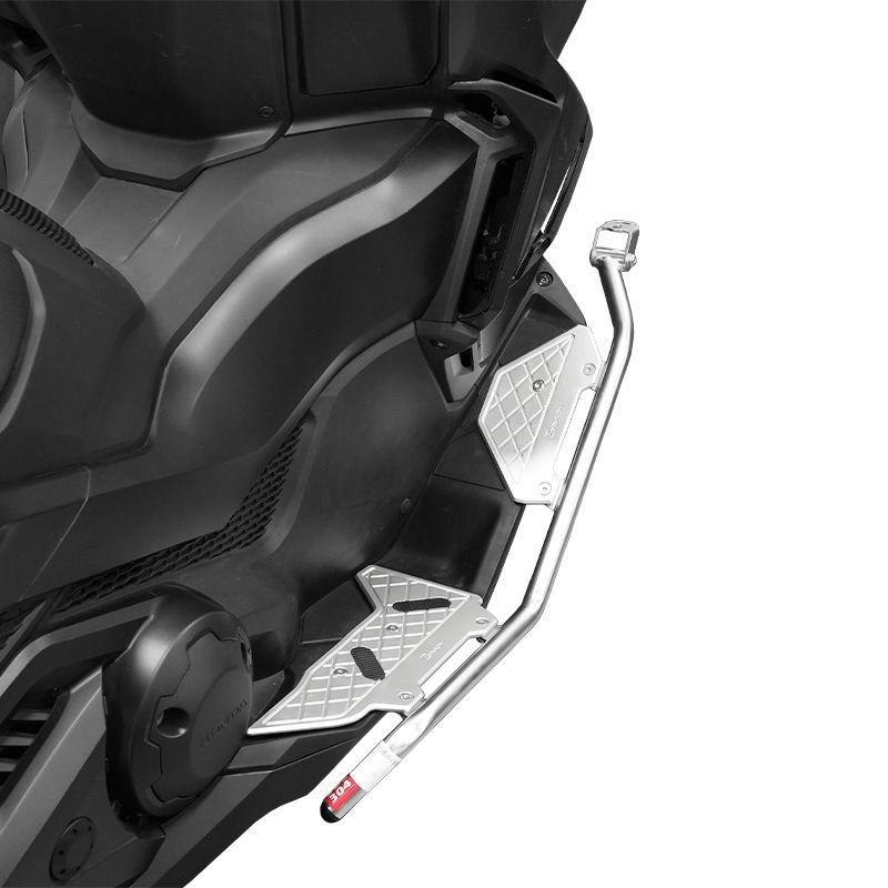 CNC stainless steel foot guard bar - silver