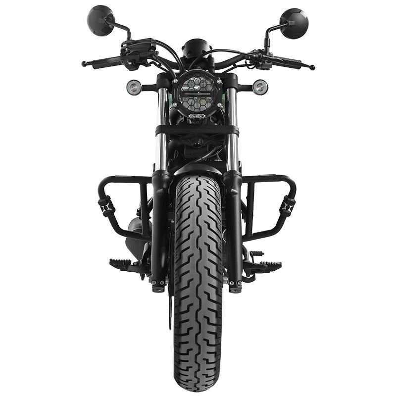 Stainless steel protective bar - black