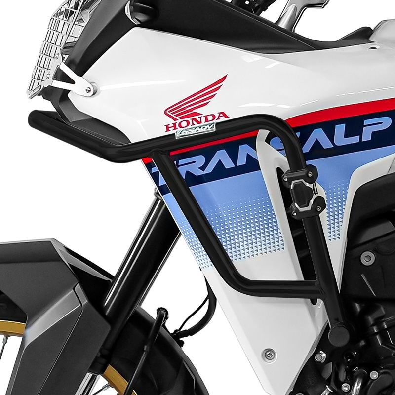 Stainless steel upper guard bar - black