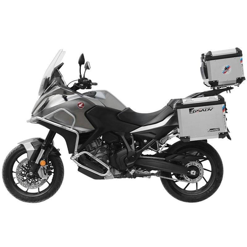 Stainless steel upper and lower guard bars - silver - Classic aluminum-magnesium alloy three-box - silver