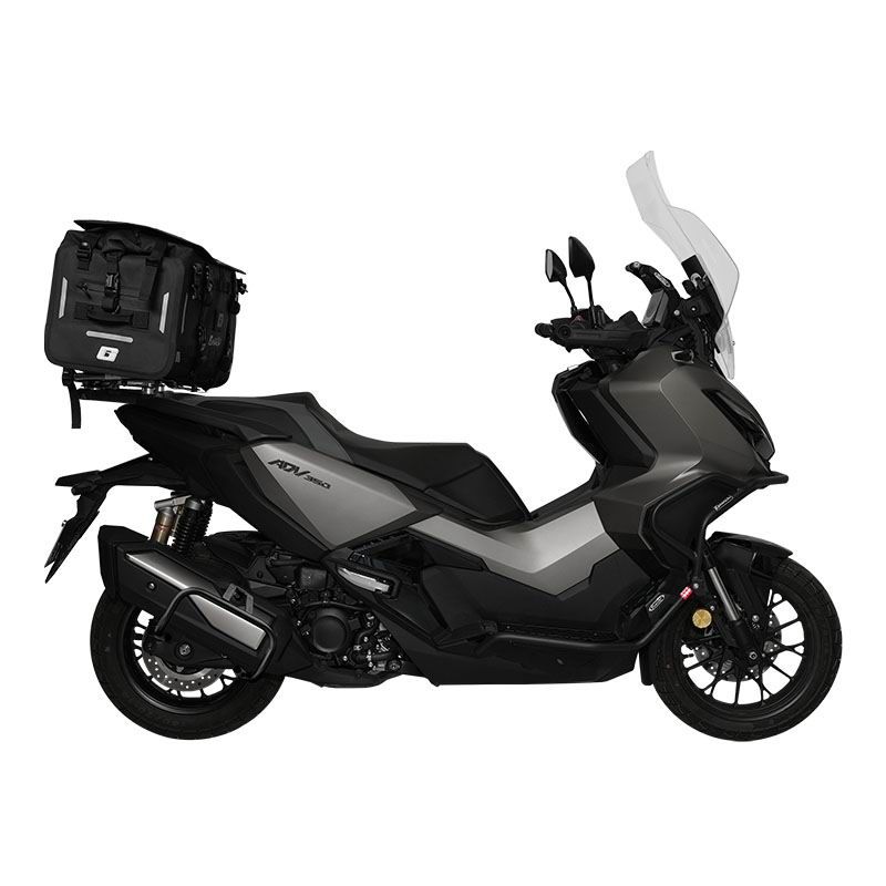 Stainless steel upper and lower guard bars - black