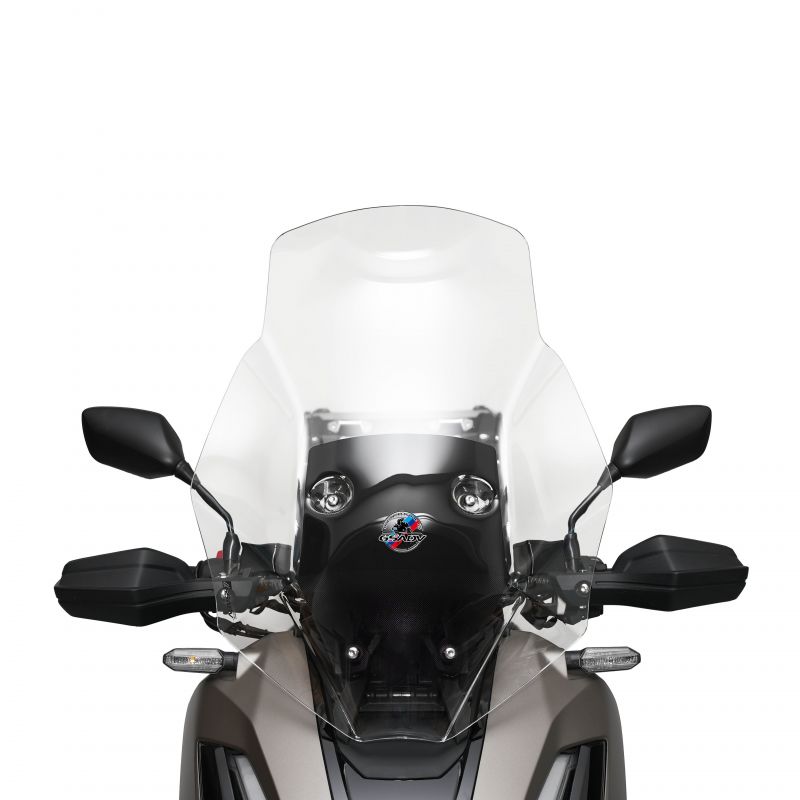 Increased windshield - transparent