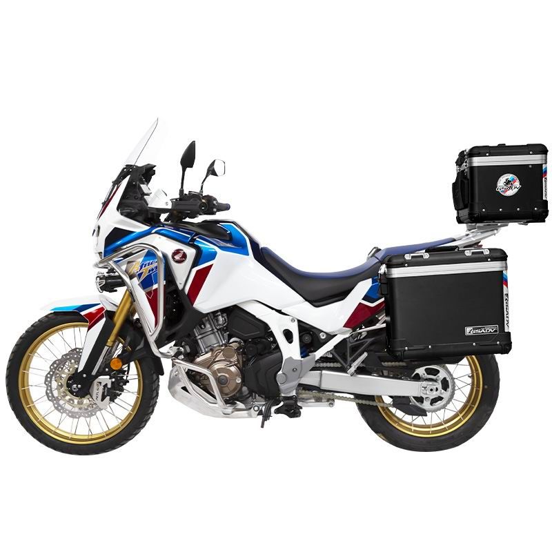 Stainless steel silver upper and lower guard bars -zingpro aluminum-magnesium alloy three-box - black