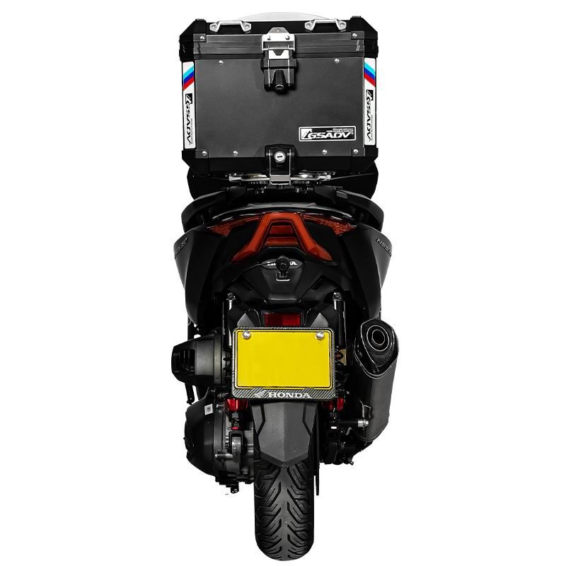 Classic aluminum-magnesium alloy trunk - black