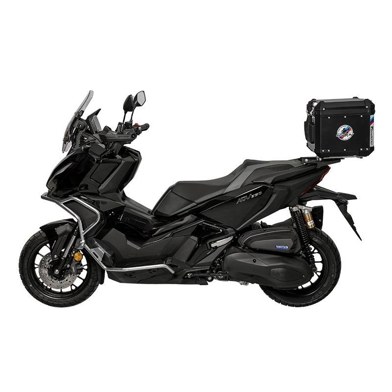 Classic aluminum-magnesium alloy trunk - black