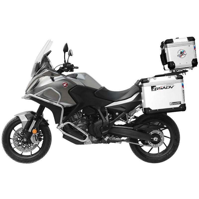 Stainless steel upper and lower guard bars - silver -zingpro aluminum-magnesium alloy three-box - silver