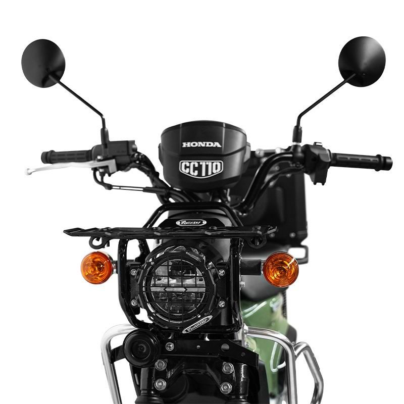 Headlight guard mesh - Black spotlight bracket