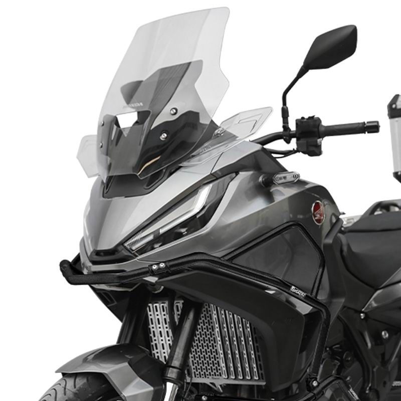 Stainless steel upper guard bar - black