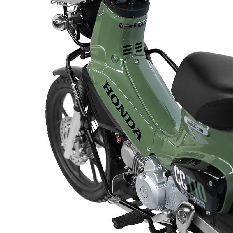 Stainless steel guard bar - black