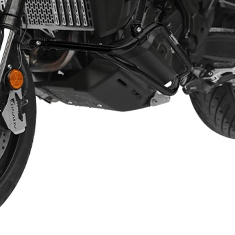 Stainless steel lower guard bar - black