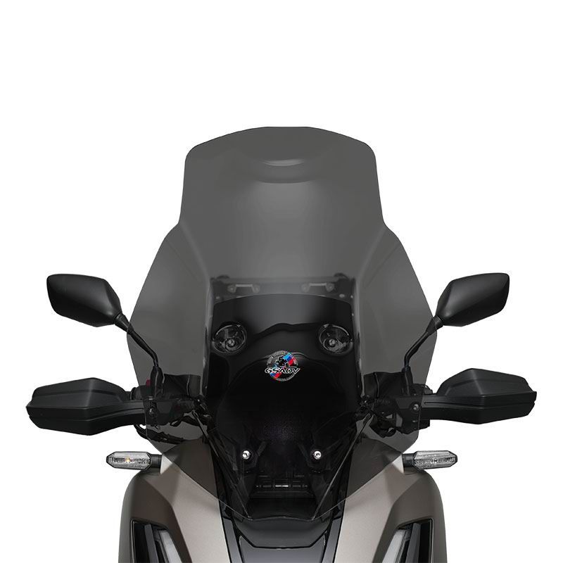 Heightened windshield - black