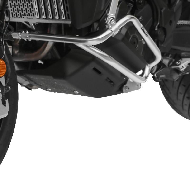 Stainless steel lower guard bar - silver