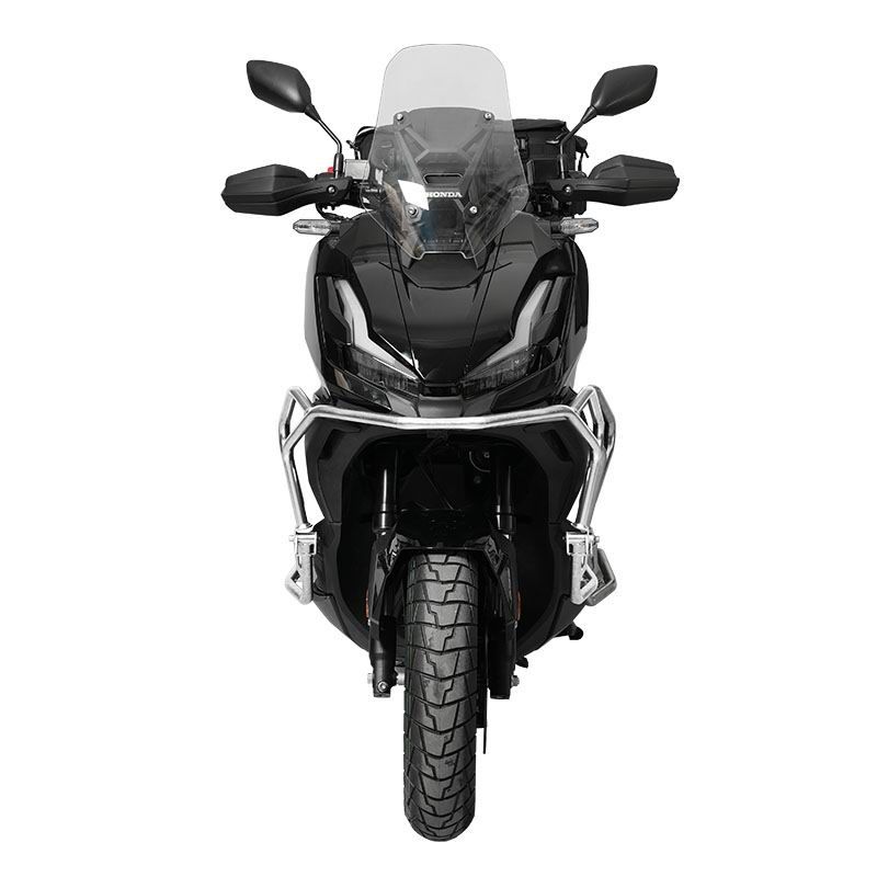 Stainless steel upper and lower guard bars - silver