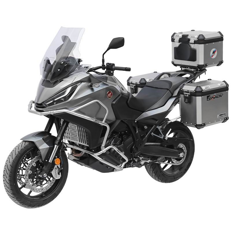 Stainless steel upper and lower guard bars - silver - Classic aluminum-magnesium alloy three-box - silver