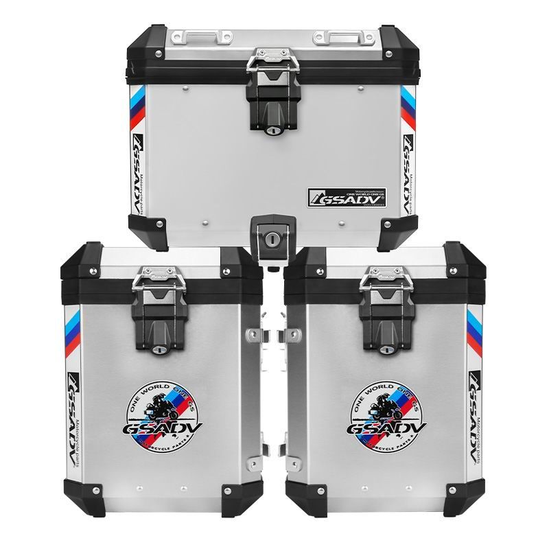 Classic aluminum-magnesium alloy three-box - Silver