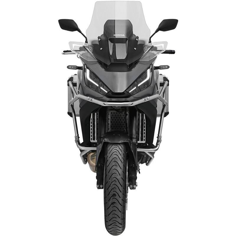 Stainless steel upper and lower guard bars - silver