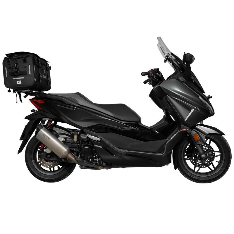 CNC stainless steel foot guard bar - Hardcore soft armor tail bag