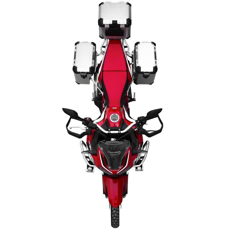 Stainless steel upper and lower guard bars - Classic aluminum-magnesium alloy three-box - silver