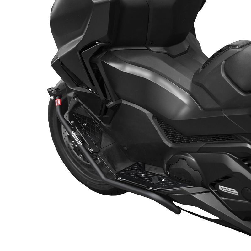 CNC stainless steel foot guard bar - black