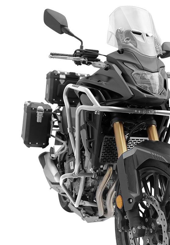 Stainless steel upper and lower bars - silver